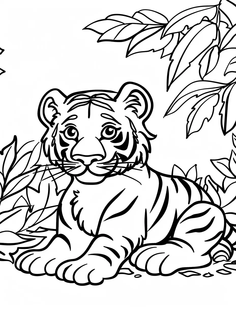 coloriage Tigre et dessins