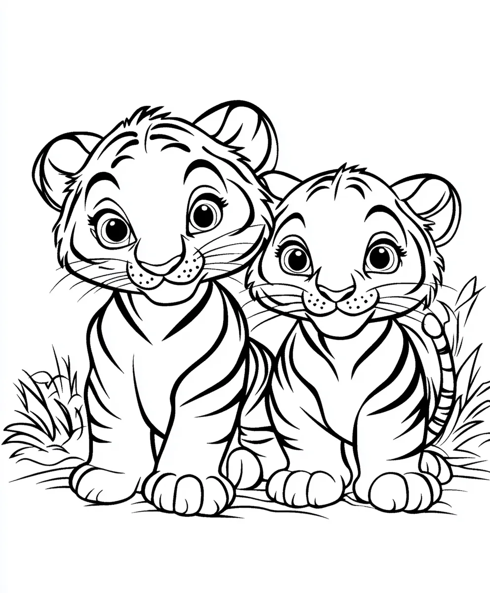 coloriage Tigre a colorier en ligne