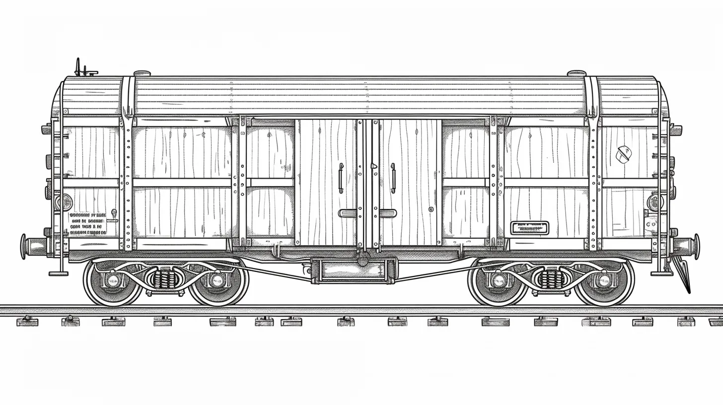 coloriage Train et decoupage a imprimer gratuit