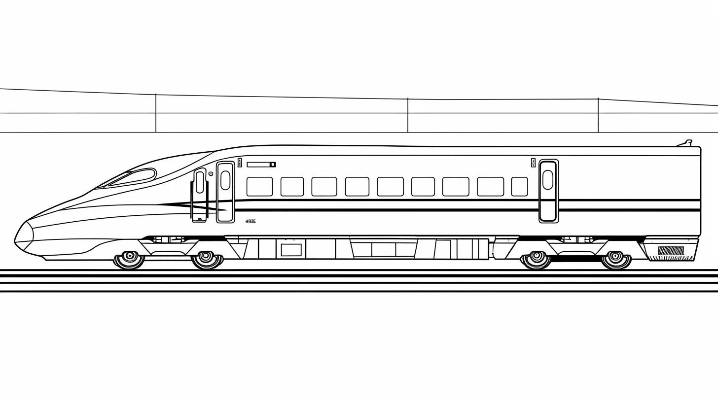 coloriage Train pour enfant à imprimer