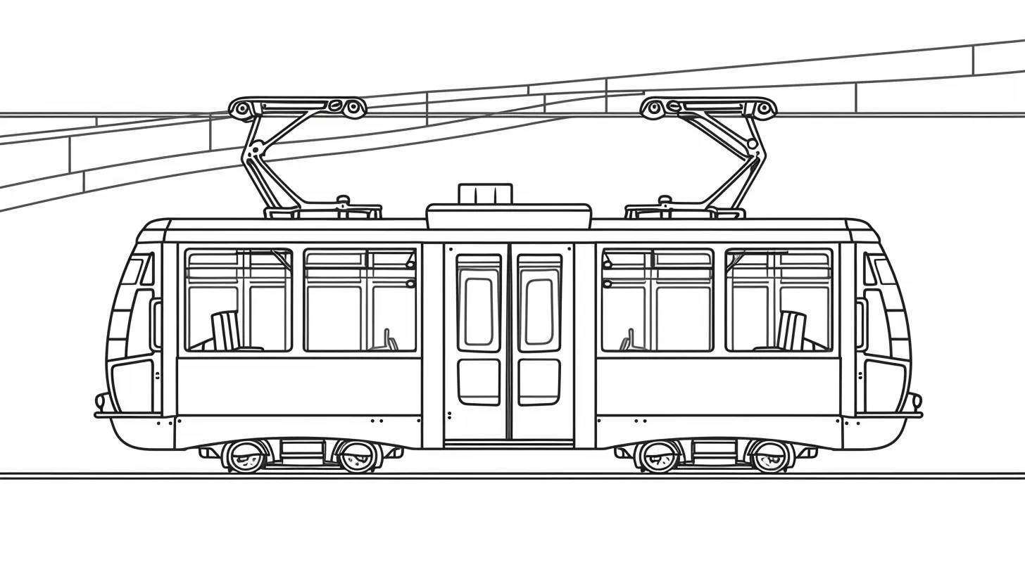 coloriage Train à imprimer