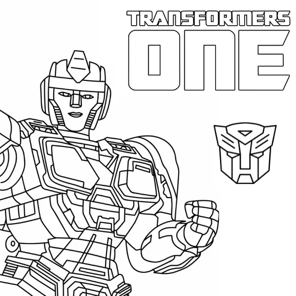 desenho para colorir do transformers