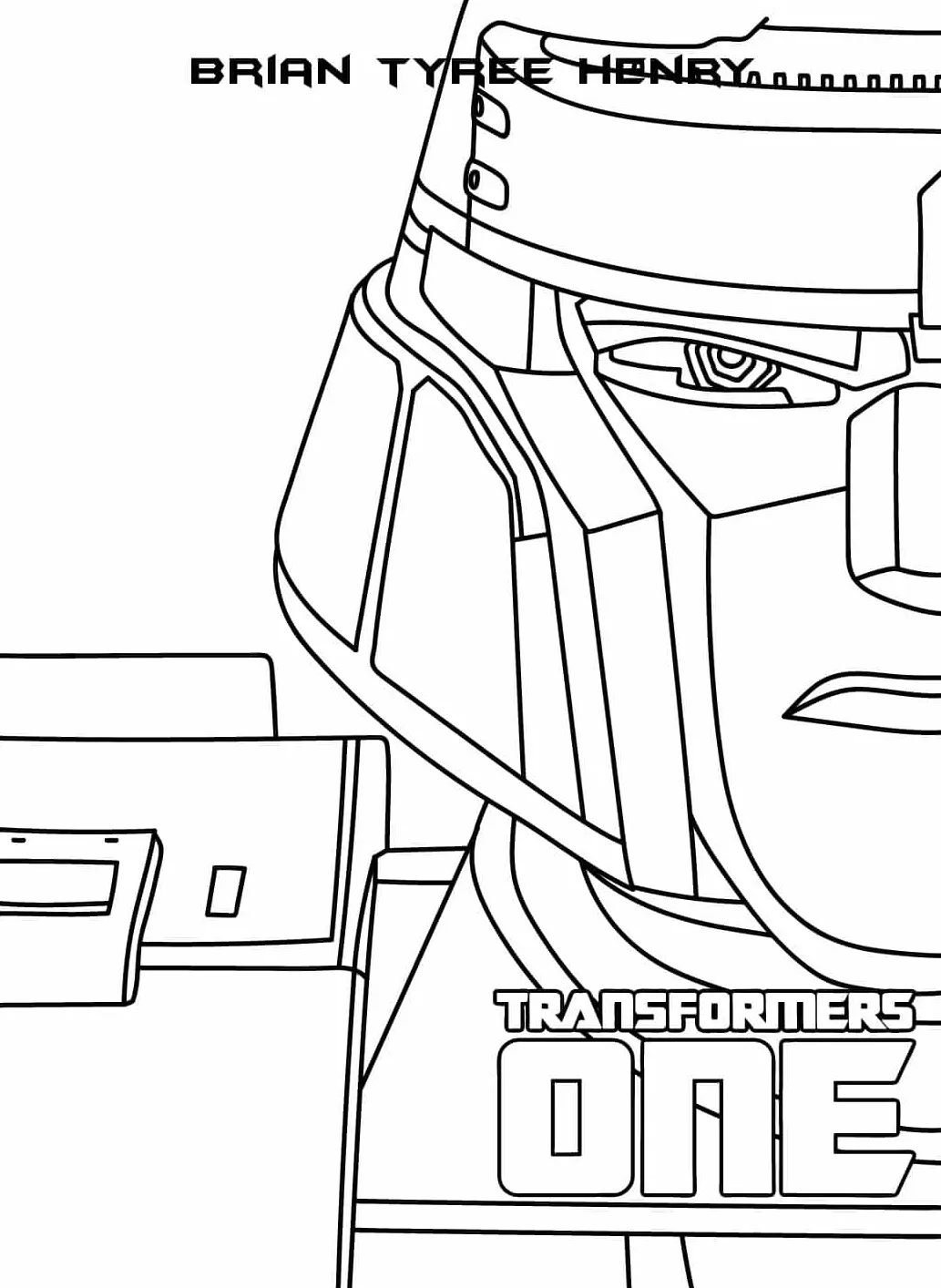 coloriage Transformers One gratuit en ligne