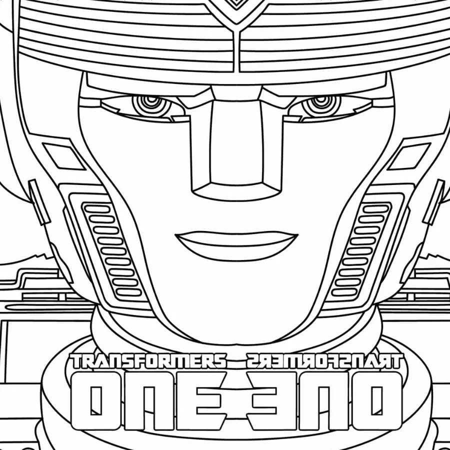 coloriage Transformers One à imprimer gratuitement pdf