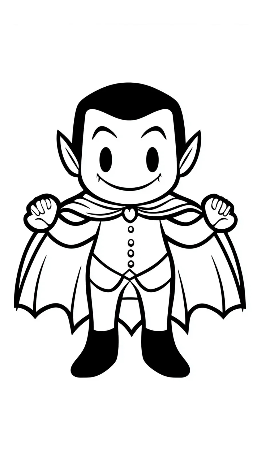 coloriage Vampire Halloween en ligne pour enfant