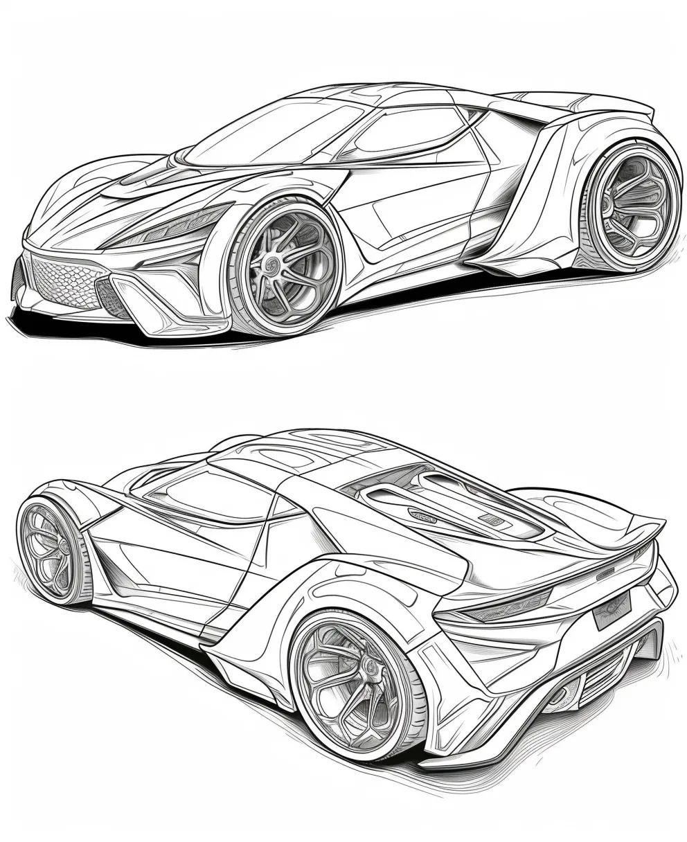 coloriage Voiture a dessiner en ligne 1