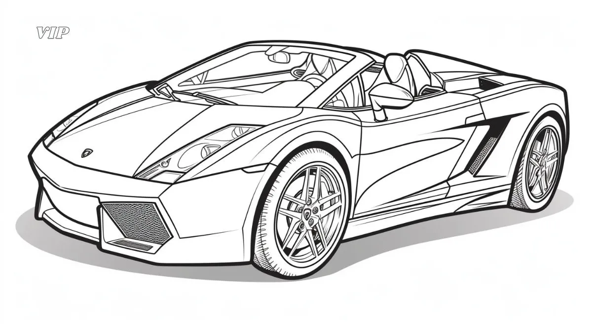 coloriage Voiture a dessiner en ligne