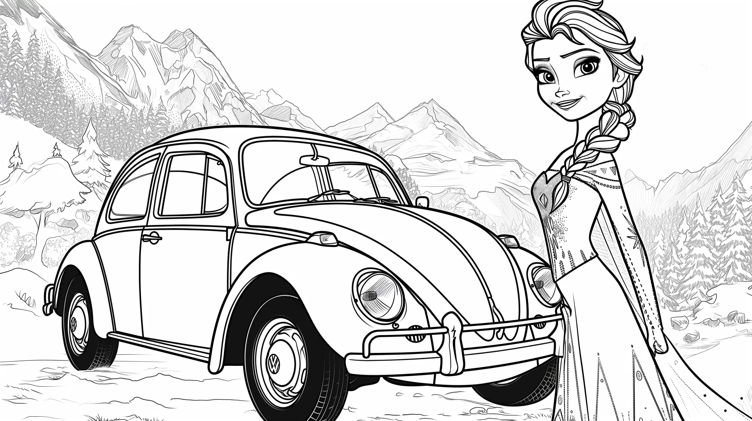 télécharger coloriage Voiture gratuit 1