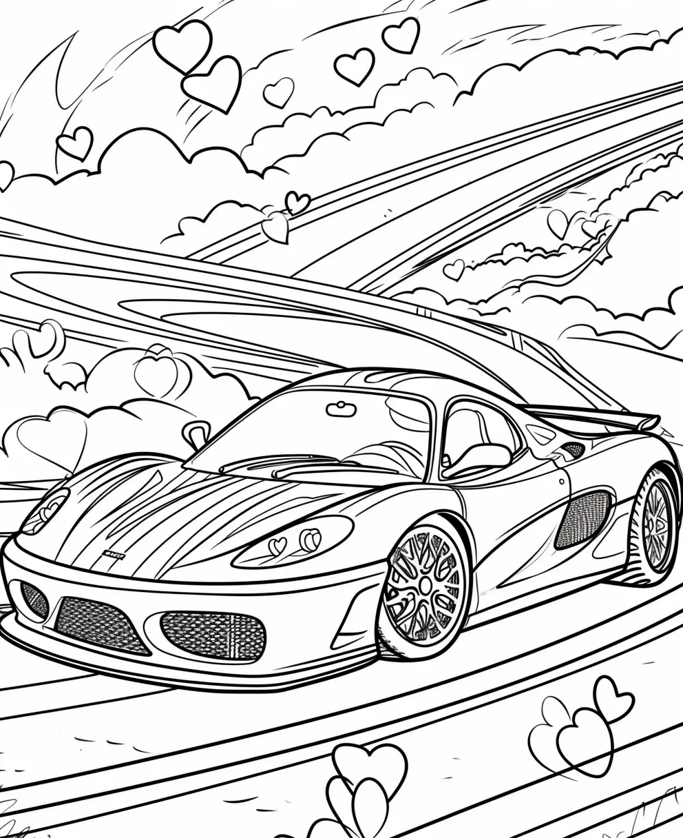 a imprimer coloriage Voiture gratuit