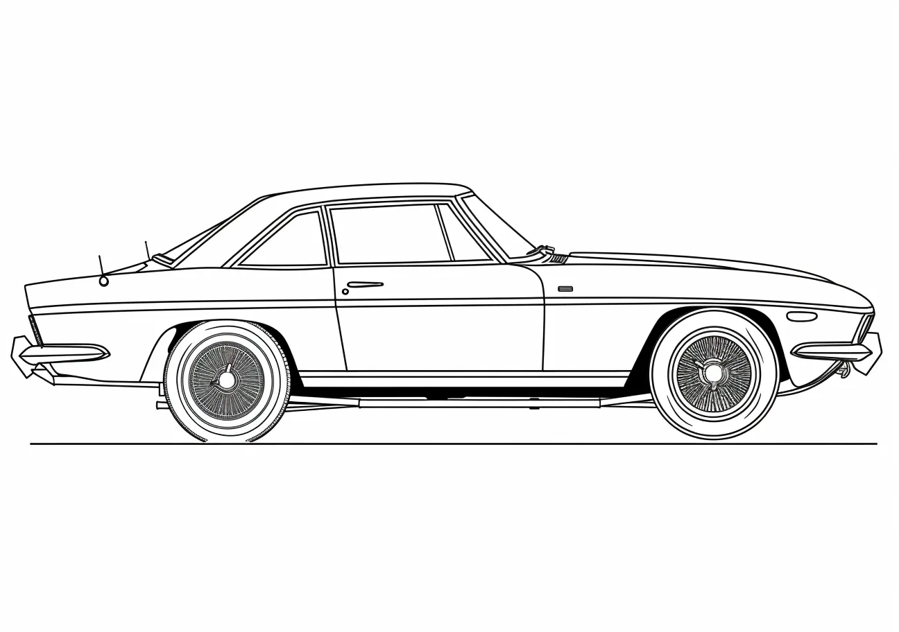 coloriage Voiture en ligne 1