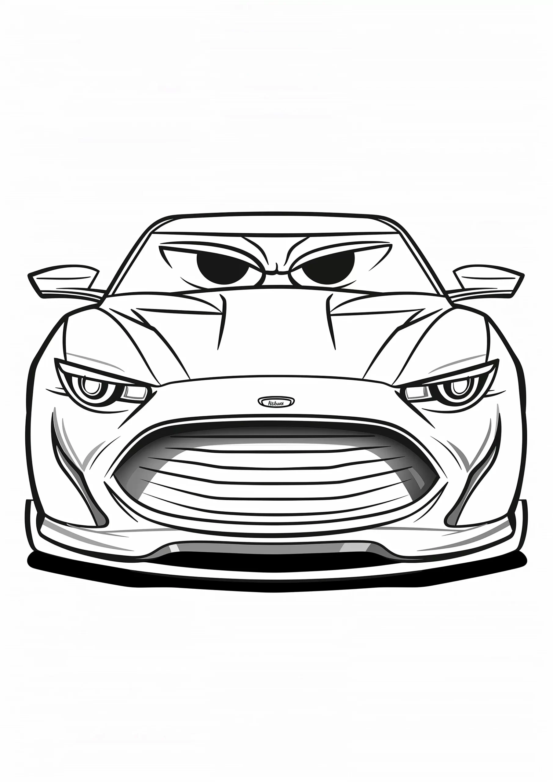 coloriage Voiture a imprimer gratuit 2