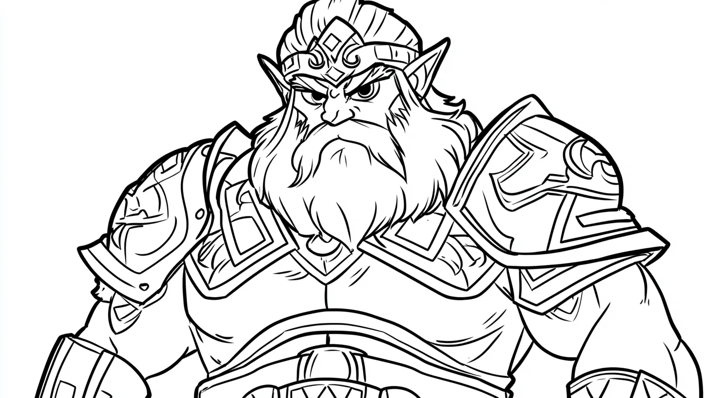 coloriage Zelda pour enfants a imprimer gratuit