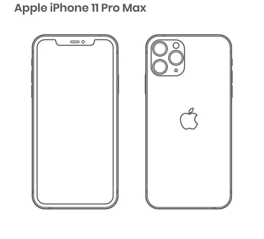 coloriage iPhone à imprimer pour enfant de 12 ans