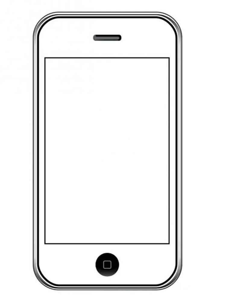 imprimer coloriage iPhone