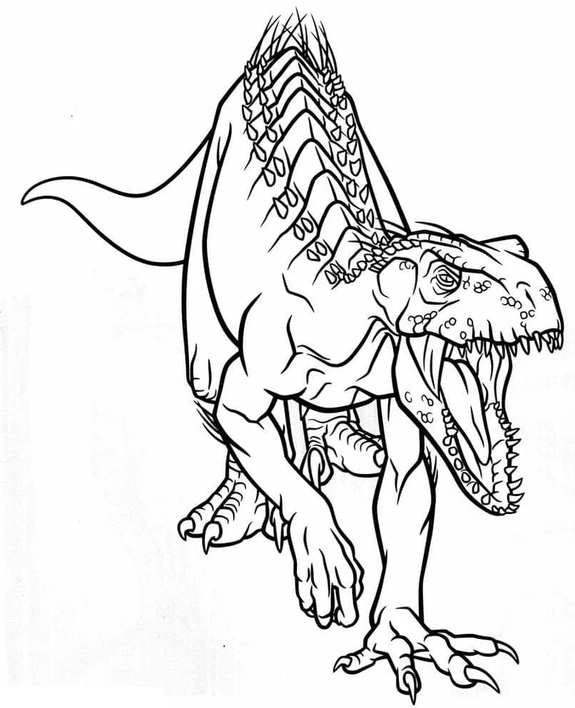 coloriage jurassic world et apprentissage 2