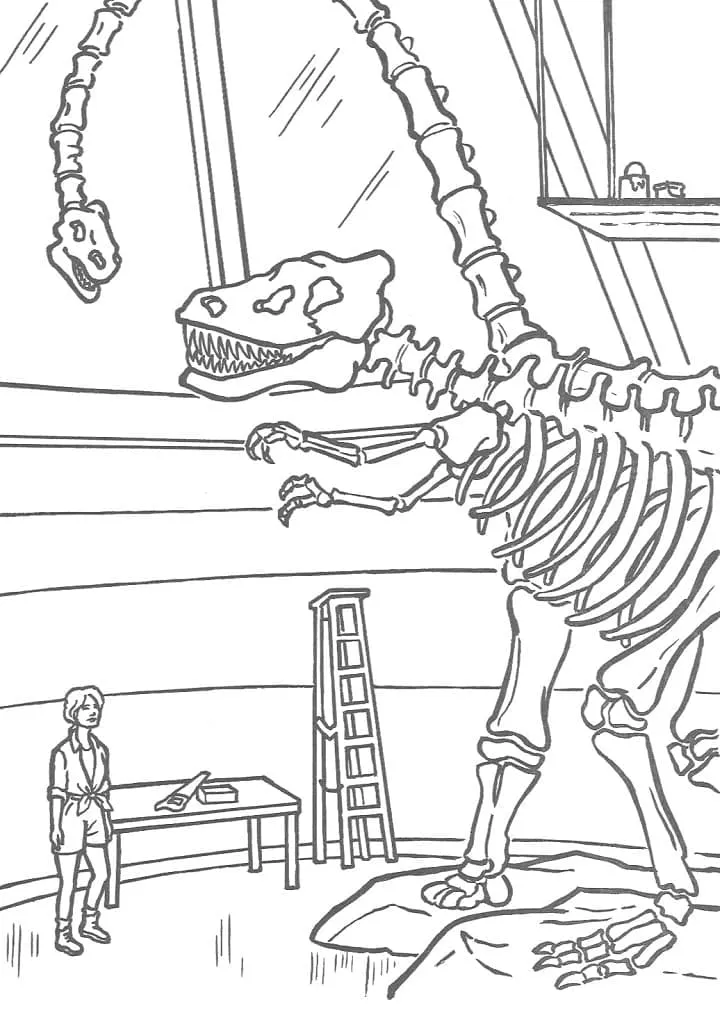 coloriage jurassic world à imprimer pour enfant de 4 ans