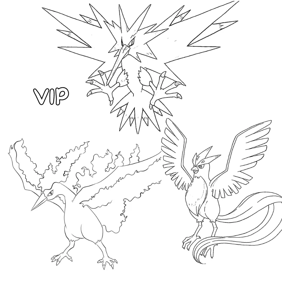 coloriage pokemon legendaire gratuit a imprimer