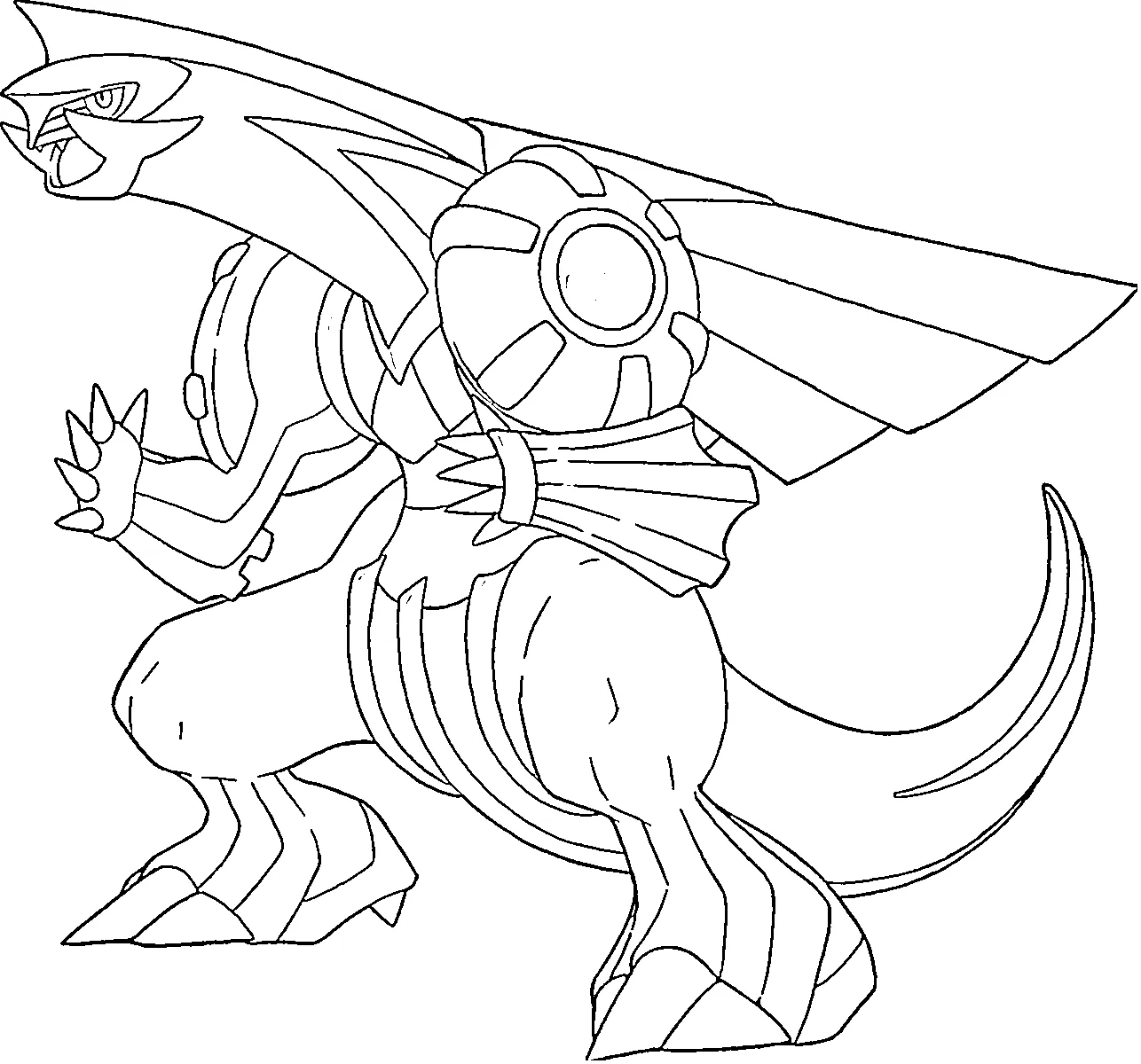 coloriage pokemon legendaire à imprimer kawaii 1