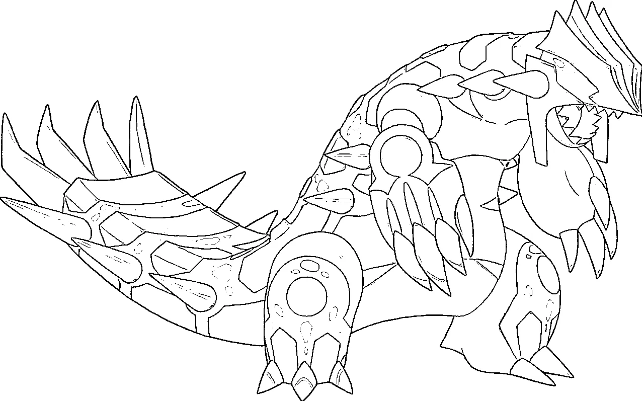 imprimer coloriage pokemon legendaire 1