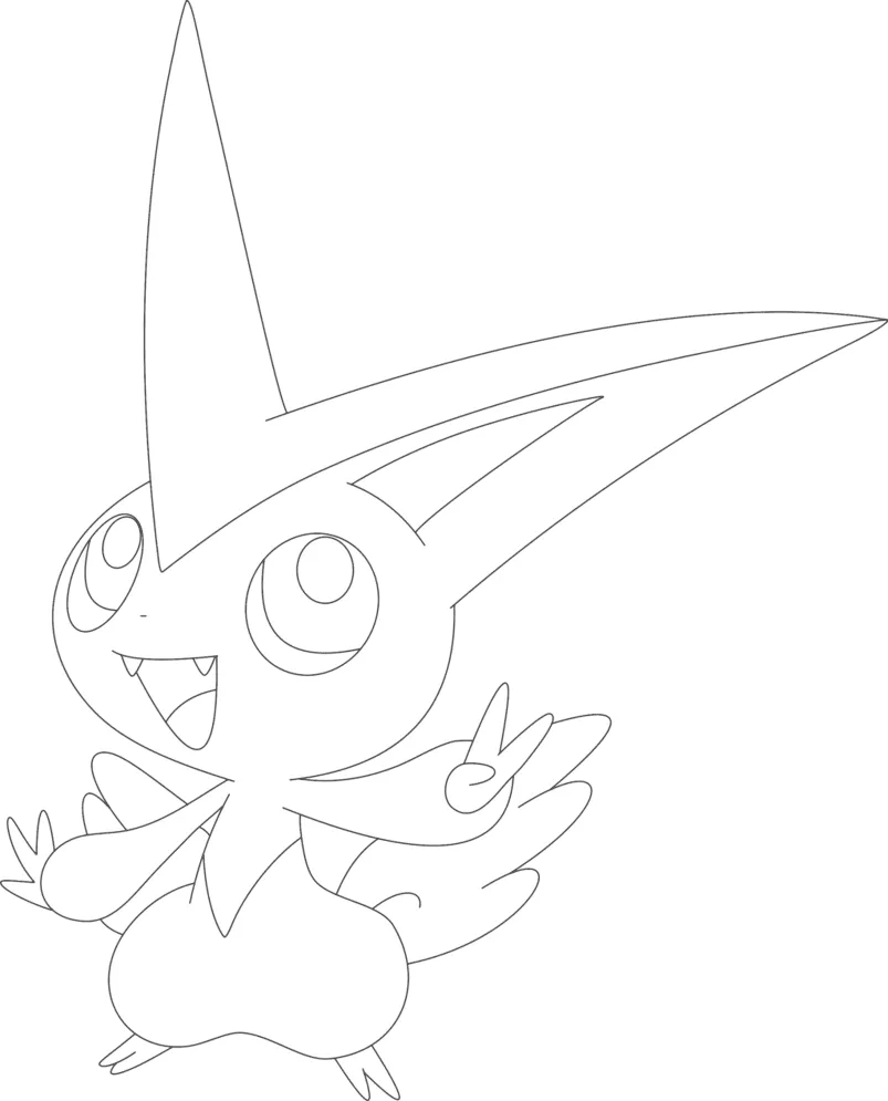 coloriage pokemon legendaire d'enfant a imprimer 1