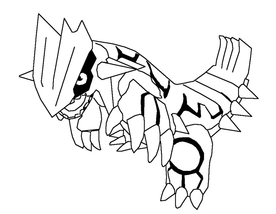 coloriage pokemon legendaire à imprimer kawaii 2