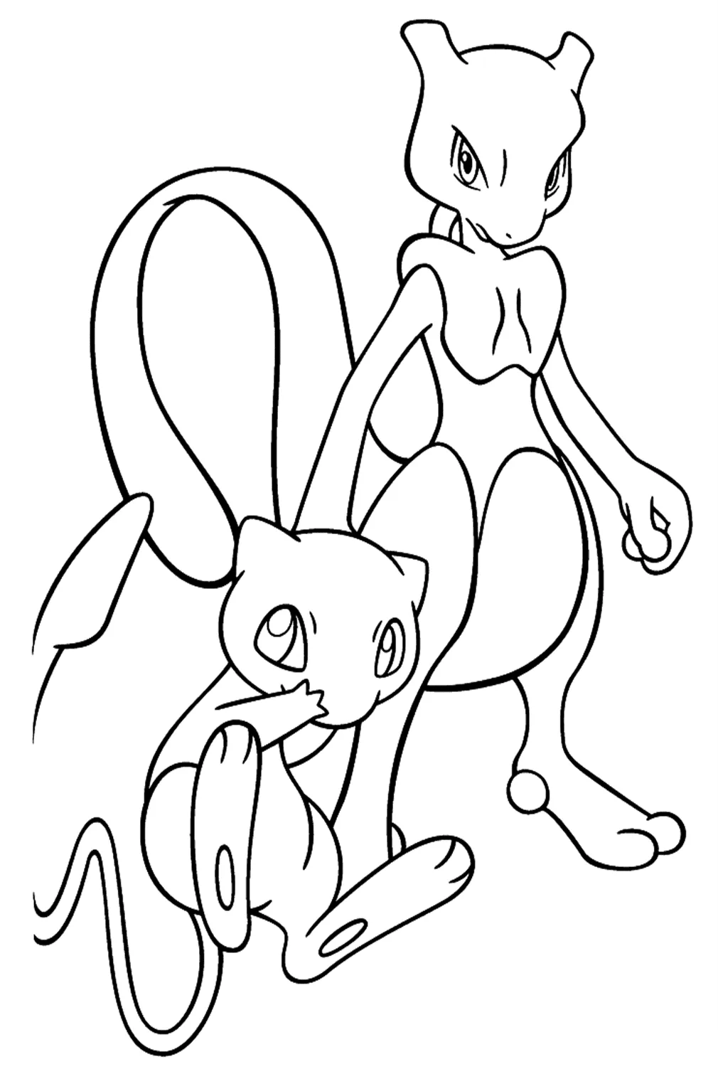 coloriage pokemon legendaire à imprimer pour enfant de 8 ans