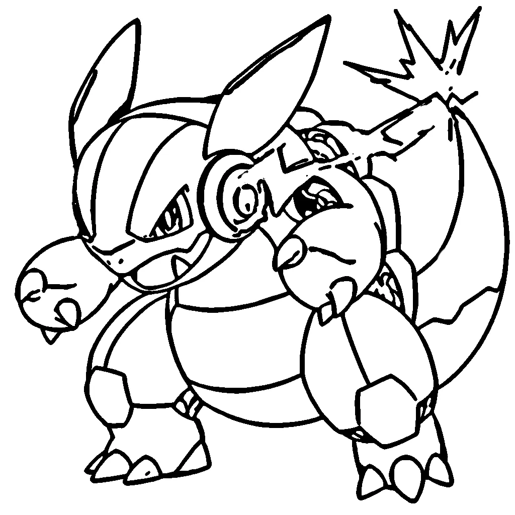 coloriage pokemon legendaire et decoupage 1