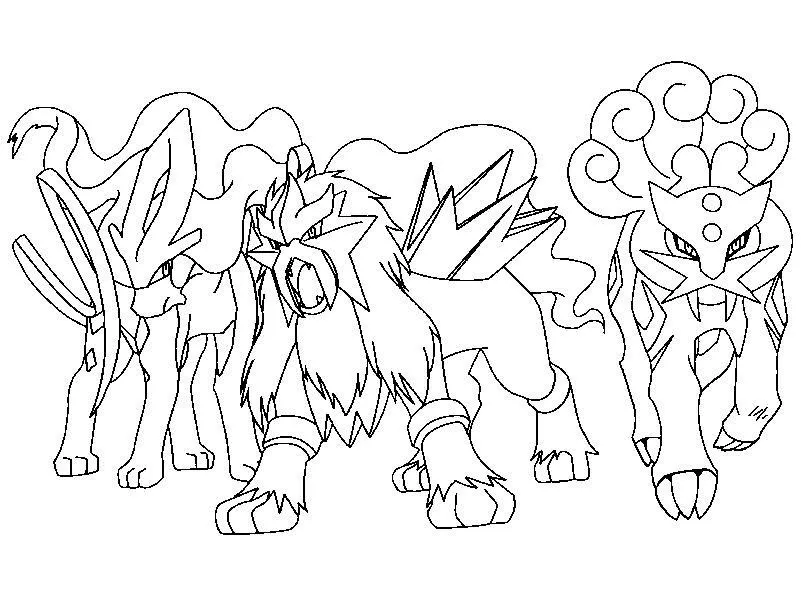 coloriage pokemon legendaire en ligne 1