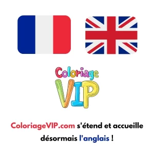 ColoriageVIP.com s’étend et accueille désormais l’anglais !