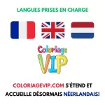 ColoriageVIP.com accueille le néerlandais dans sa famille de langues