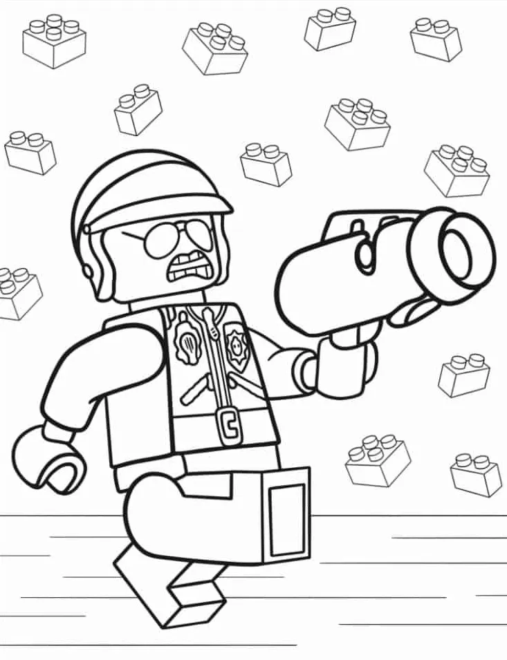 coloriage s Lego pour enfant de 5 ans