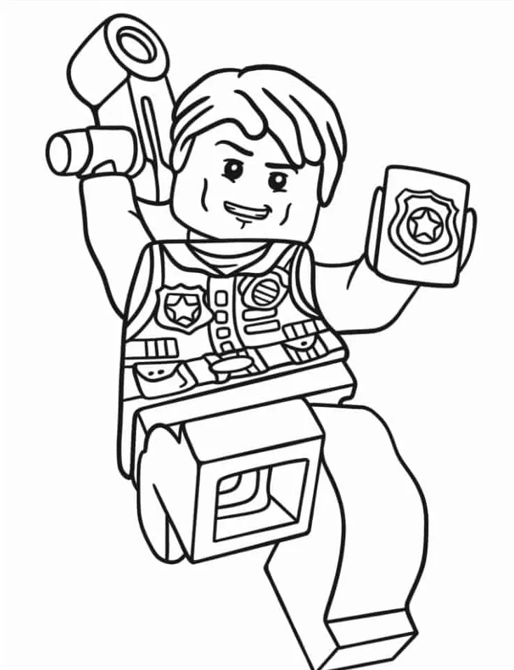 coloriage s Lego de pour enfants