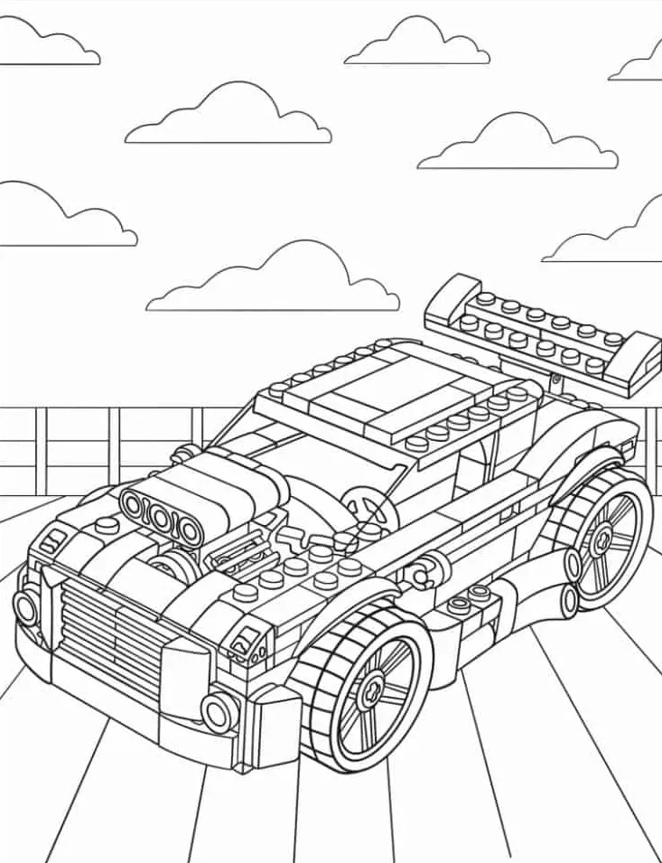 coloriage s Lego pour enfant de à imprimer