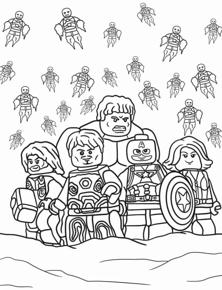 coloriage s Lego pour enfant de 3 ans