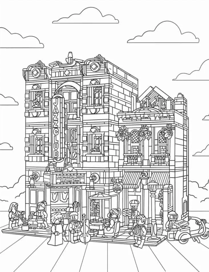 coloriage s Lego a imprimer gratuit