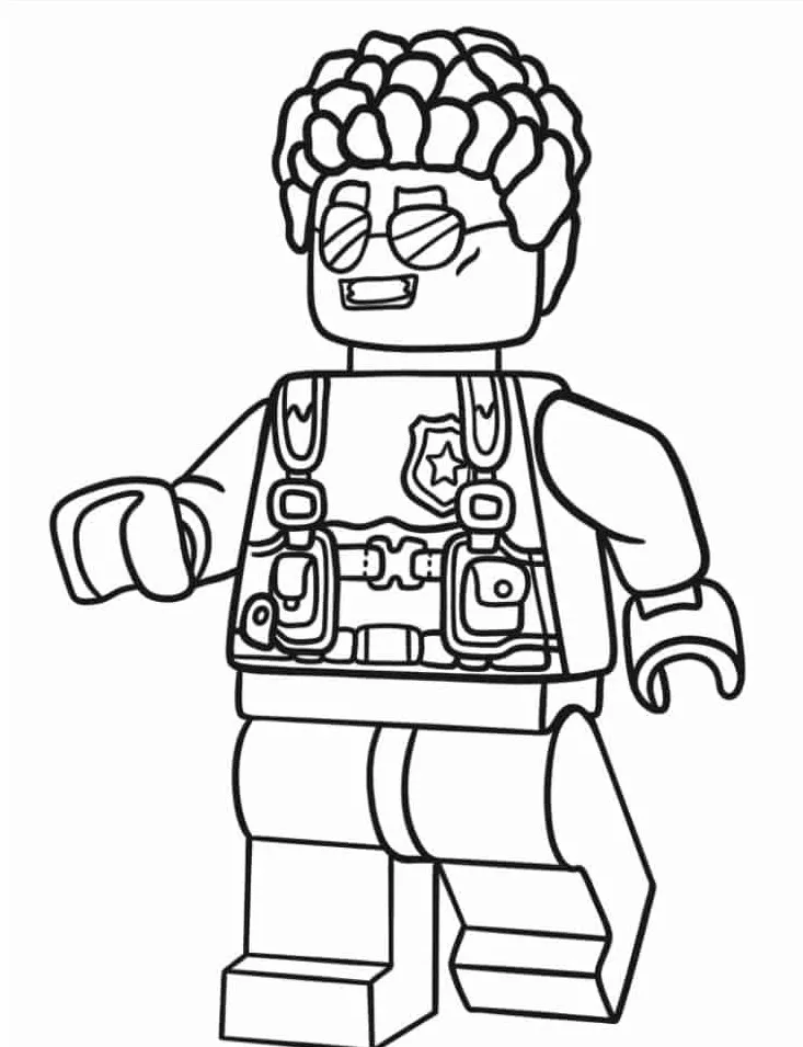 coloriage s Lego pour enfant de 5 ans 1