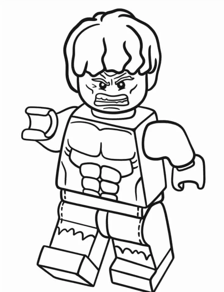 coloriage s Lego à imprimer 1