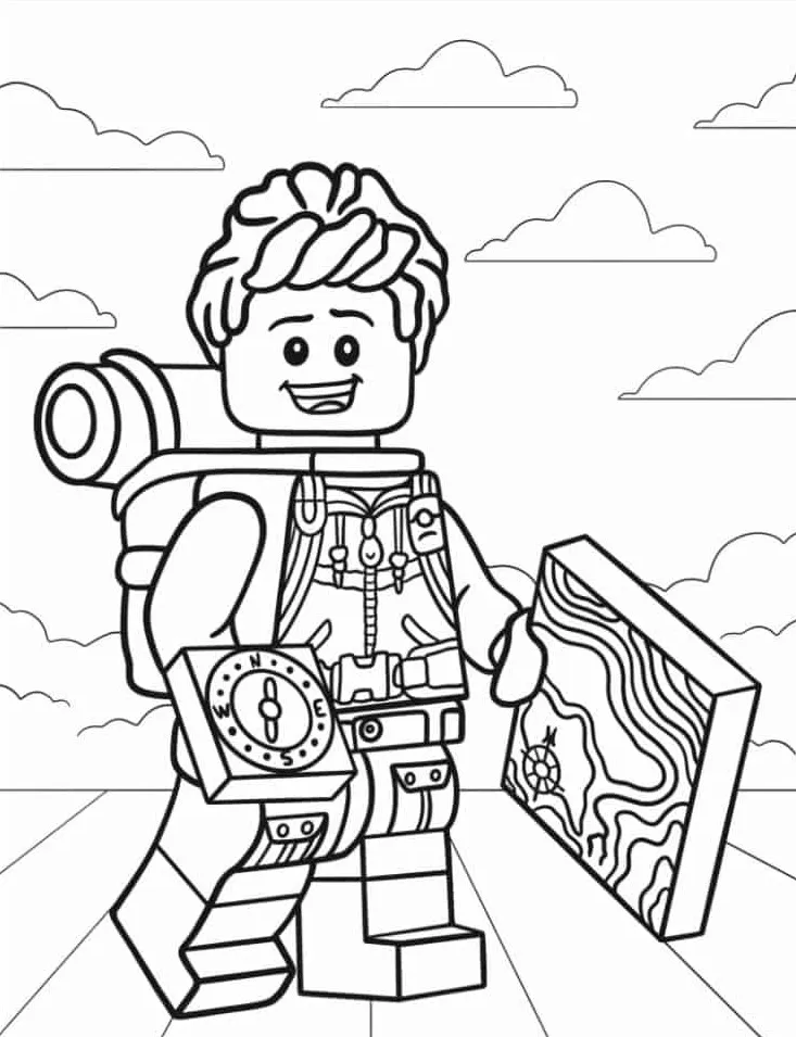 image de coloriage s Lego pour enfant 1