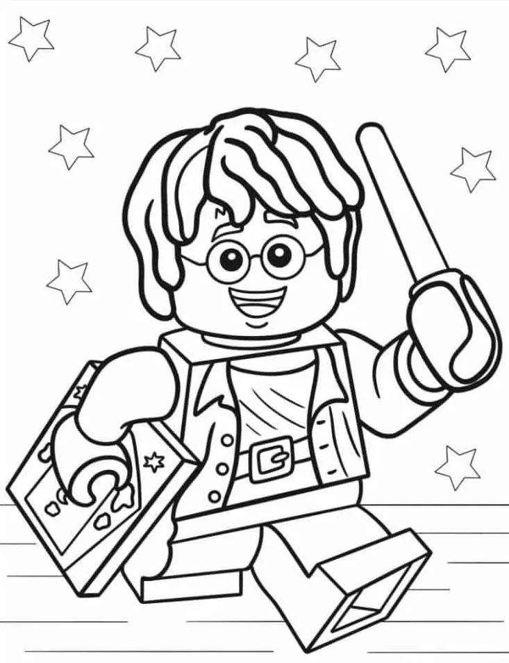 coloriage s Lego à imprimer pdf gratuit