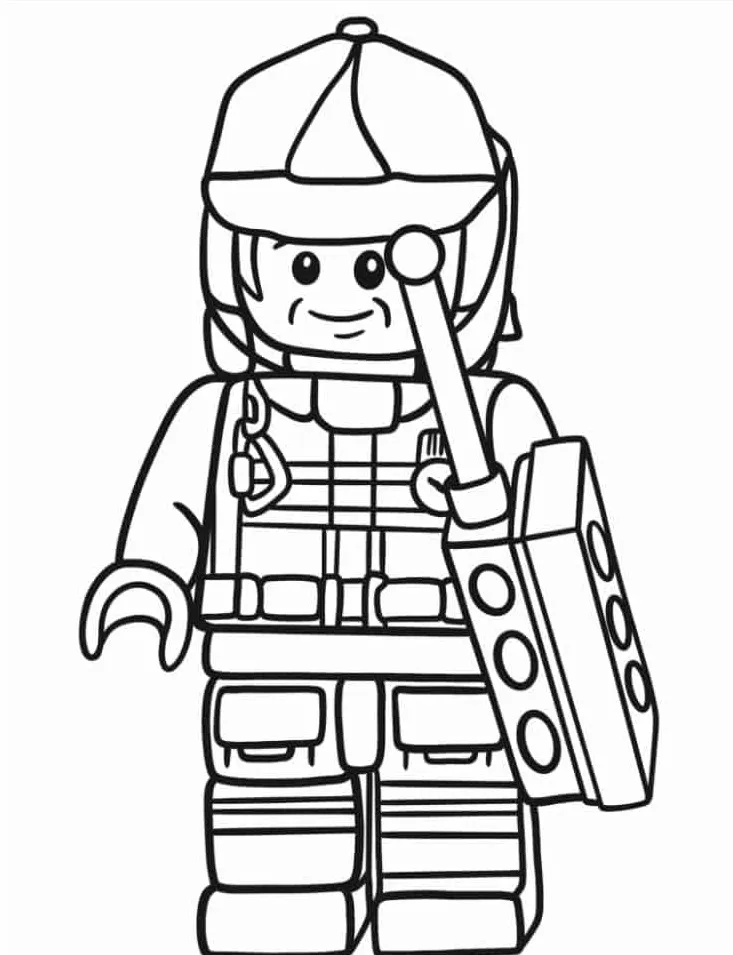 coloriage s Lego de pour enfants 2