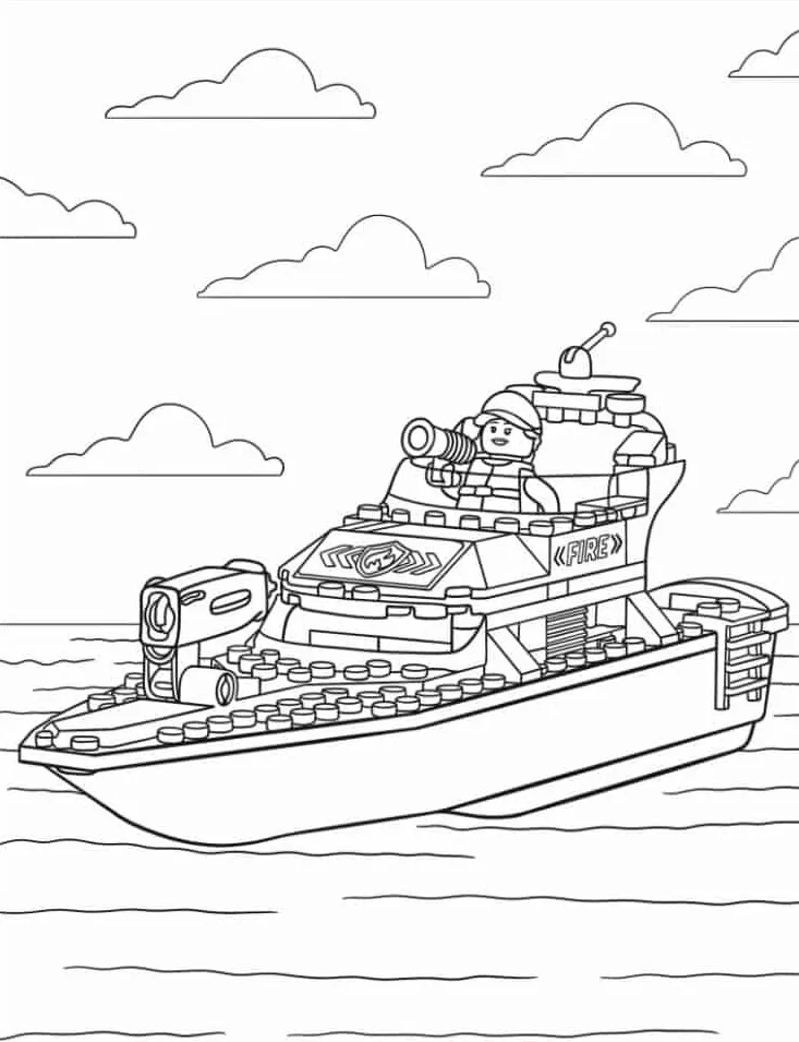 79+ Lego Coloring Pages Free: Build, Imagine and Color!