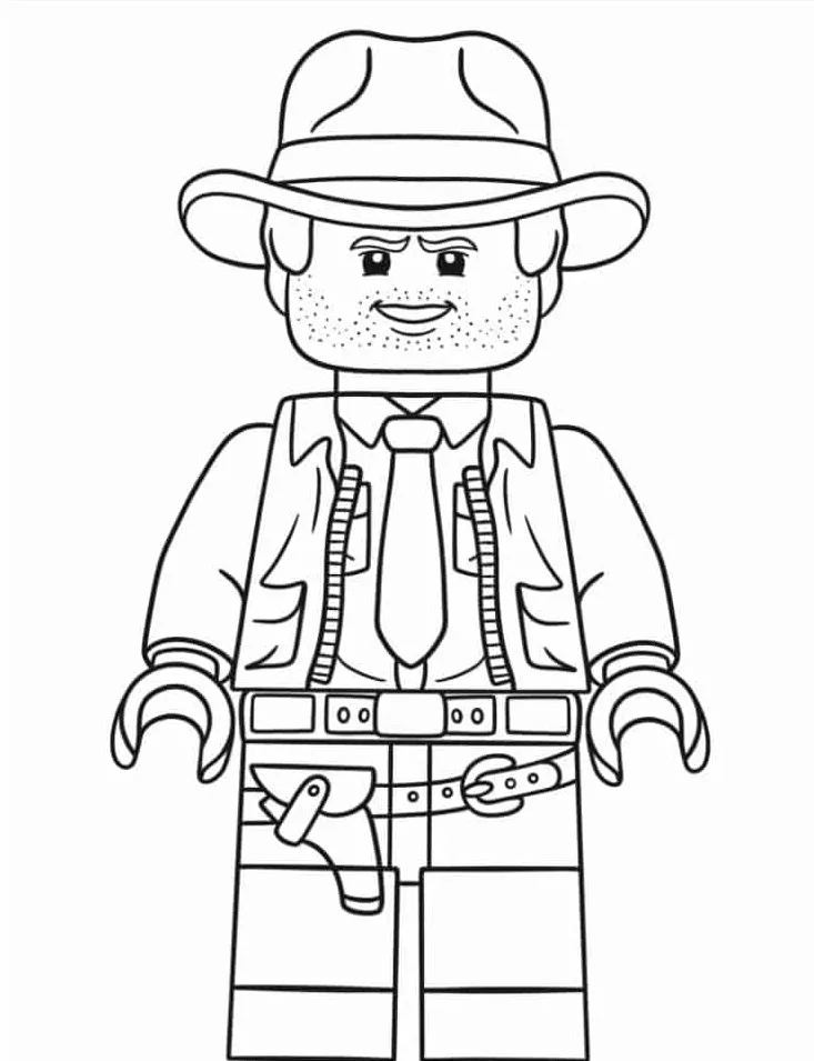 coloriage s Lego à imprimer pour enfant de 9 ans 1