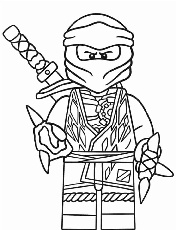 coloriage s Lego à imprimer gratuit