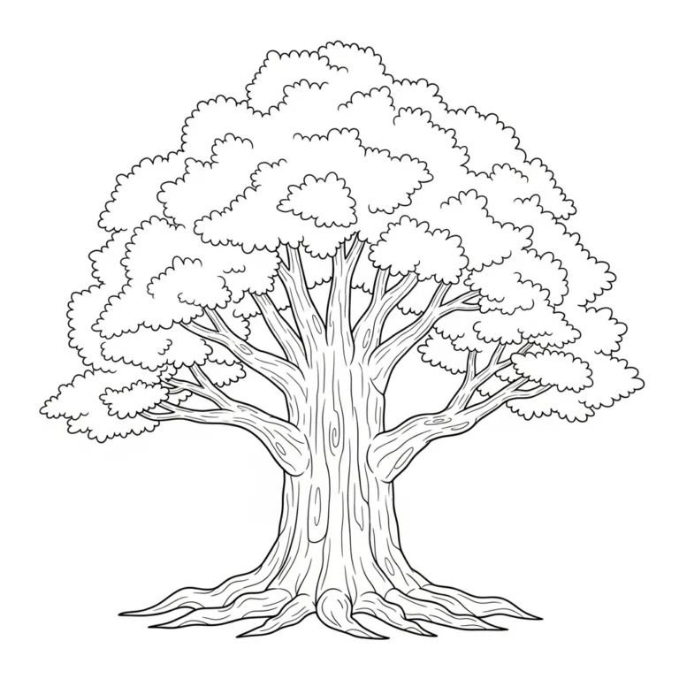 Coloriage Arbre