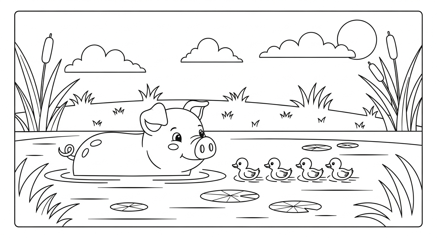 coloriage Cochon updated pour enfant gratuit