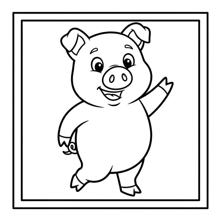 Coloriage Cochon