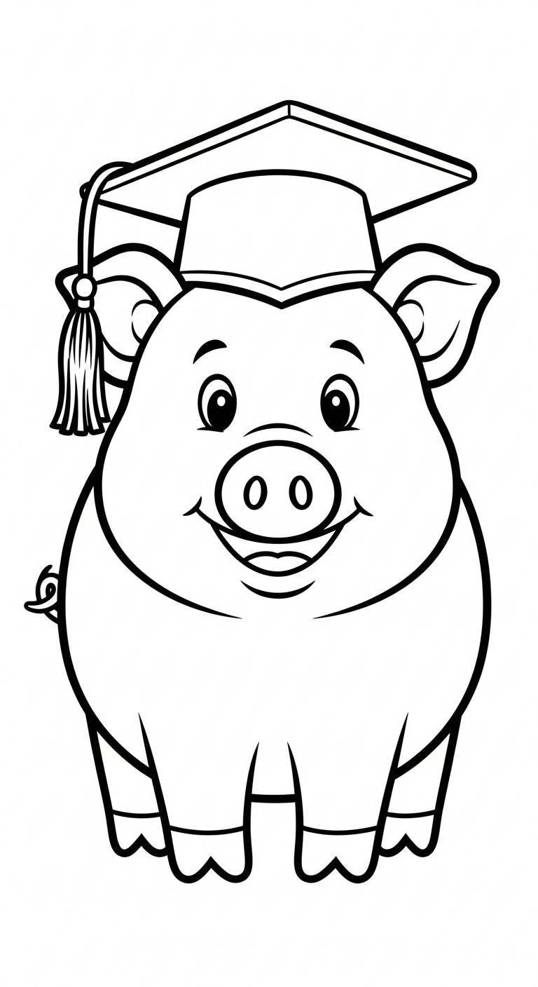 coloriage Cochon updated pour enfant de 10 ans