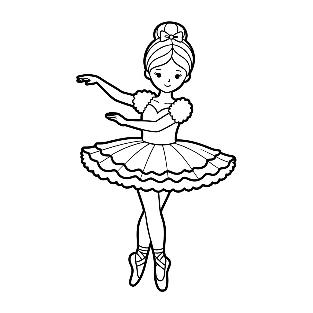 coloriage Danseuse updated et apprentissage