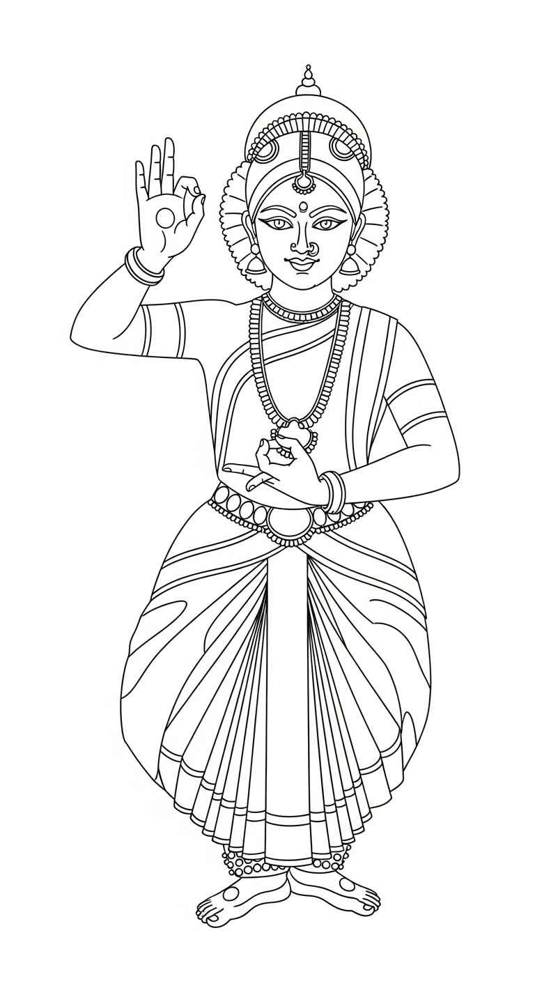 coloriage Danseuse updated pour enfants a imprimer