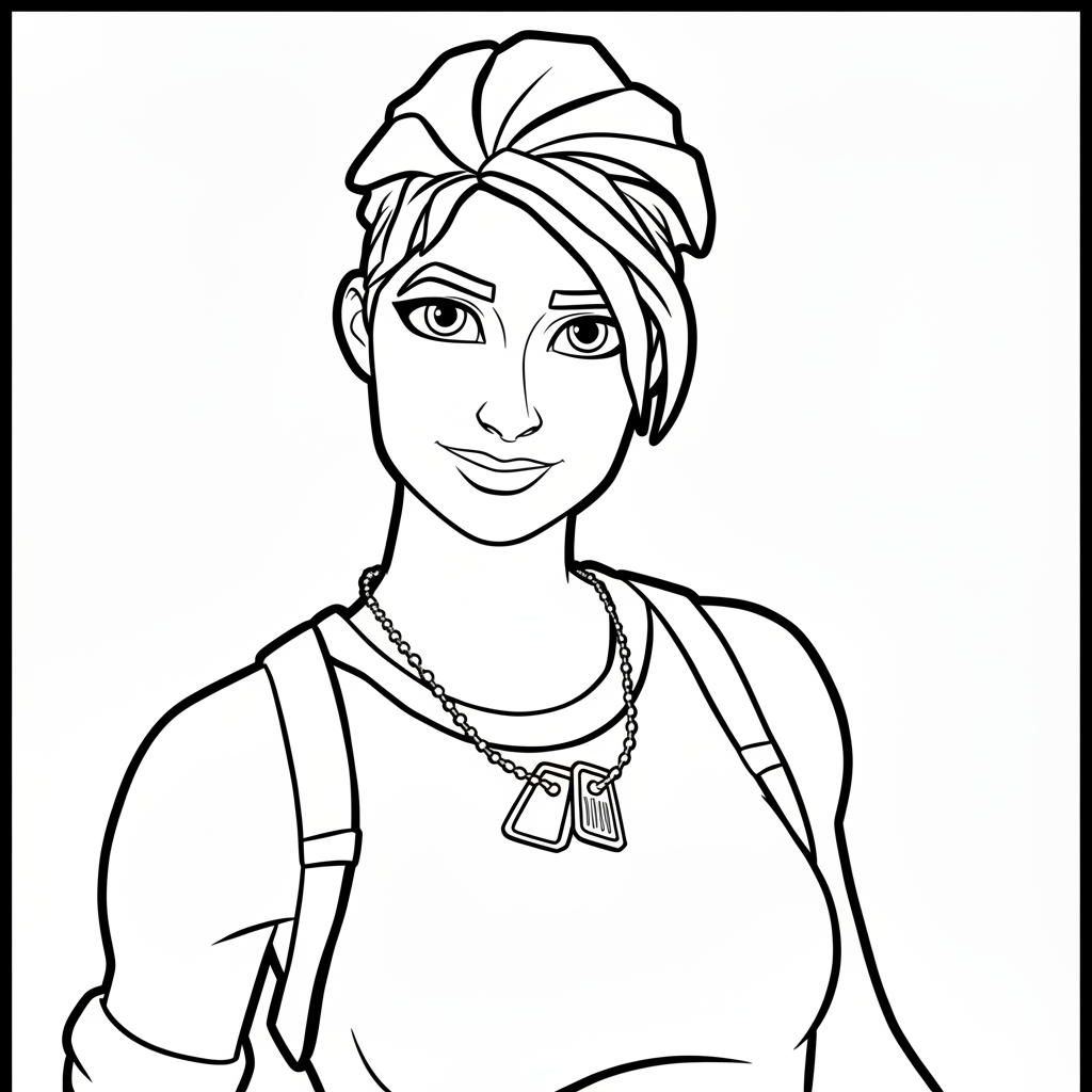 coloriage Fornite update à imprimer pdf gratuit